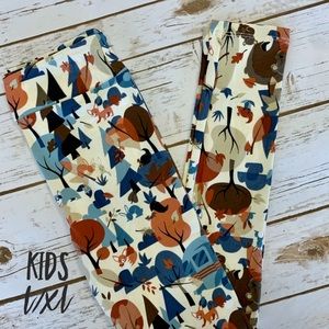 **2 for $14** LuLaRoe forest animal leggings - new